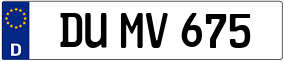 Truck License Plate